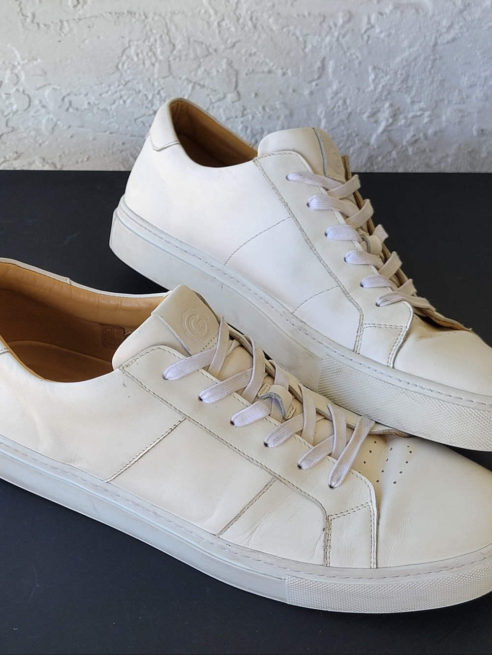 Greats Brooklyn Royale Men's White Leather Sneakers Size 14